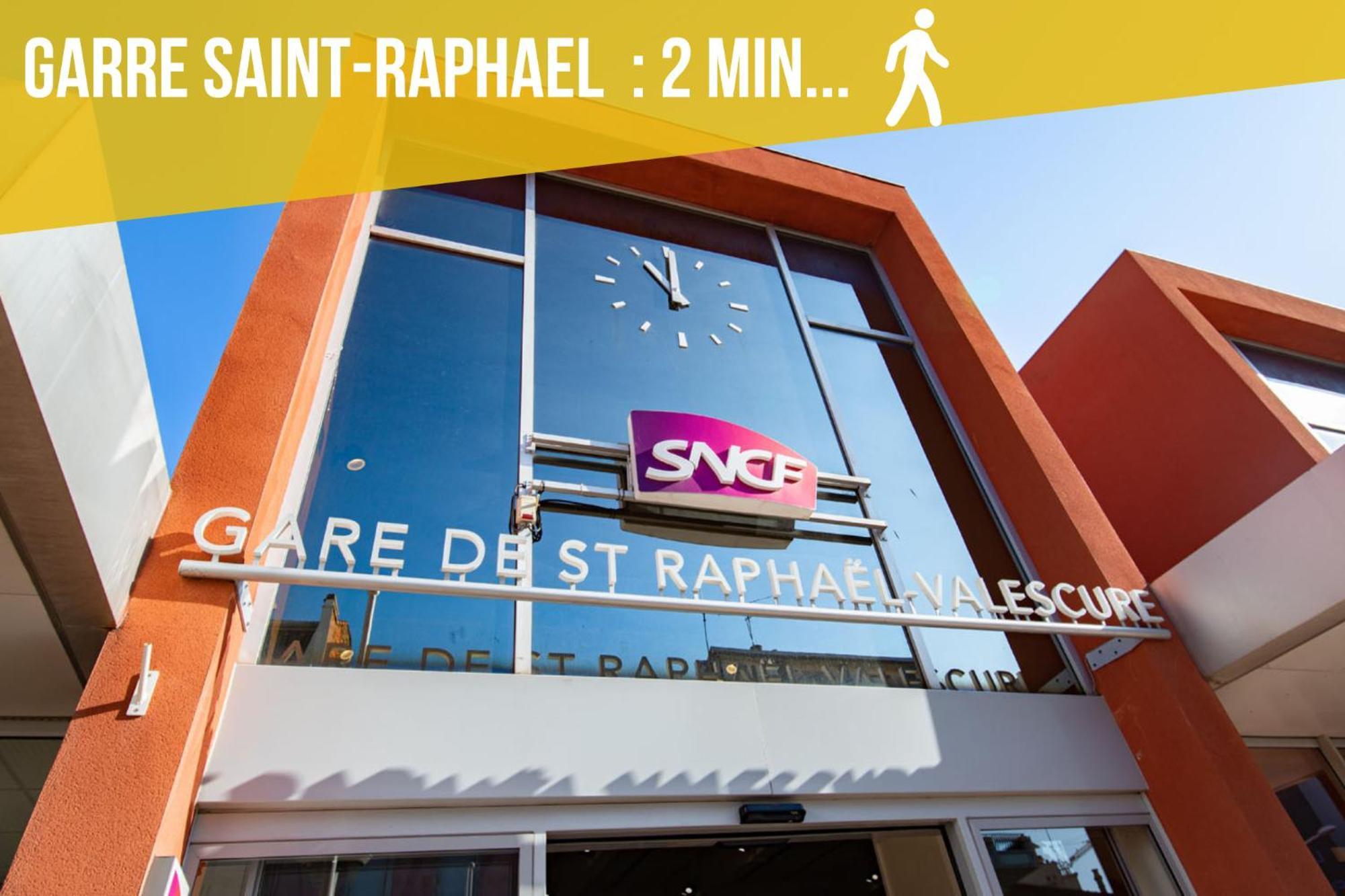 Studios Raffines Avec Terrasses - Plages, Ville Et Gare A Pied - Maison Raphael Сен-Рафаель Екстер'єр фото